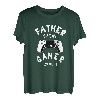 Herren Vater Gamer Lustiges Vatertagsgeschenk T-Shirt