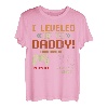 I Leveled Up To Daddy Gamer Ehemann Schwangerschaftsankündigung T-Shirt