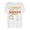 I Leveled Up To Daddy Gamer Ehemann Schwangerschaftsankündigung T-Shirt