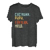 Herren Ehemann Papa Tüftler Held Handwerker Dad Vatertag Spruch T-Shirt