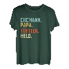 Herren Ehemann Papa Tüftler Held Handwerker Dad Vatertag Spruch T-Shirt