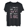 Damen Geburtstag Frau 18 Jahre Geschenkidee Originelle Lustig T-Shirt