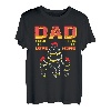 Herren Cooler Feuerwehr Papa Mit Tochter Sohn Berufsfeuerwehr Vater T-Shirt