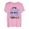 Herren I'm Sascha Doing Sascha Things Vornamen Spruch Geschenk T-Shirt