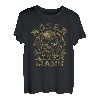 Herren Vintage Totenkopf | Camouflage Tarnmuster | Böser alter Mann T-Shirt