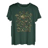 Herren Vintage Totenkopf | Camouflage Tarnmuster | Böser alter Mann T-Shirt