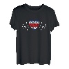 Costa Rica Flagge mit Herzschlag Pride Grunge Costa Rican Flagge T-Shirt