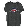 Costa Rica Flagge mit Herzschlag Pride Grunge Costa Rican Flagge T-Shirt