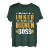 Bienen Boss Imker Imkerin Biene Honigbiene Hummel Geschenk T-Shirt