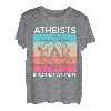 Atheist In der Wissenschaft vertrauen wir | Agnostiker | Atheist T-Shirt