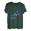 Schmetterlinge mit wunderschönen, bunten Schmetterlingen, Lepidopteren-Frühling. T-Shirt