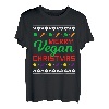 Christmas Vegan Veganer Xmas Santa Weihnachtsmann Geschenk T-Shirt