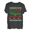 Christmas Vegan Veganer Xmas Santa Weihnachtsmann Geschenk T-Shirt