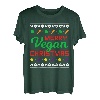 Christmas Vegan Veganer Xmas Santa Weihnachtsmann Geschenk T-Shirt