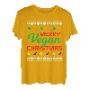Christmas Vegan Veganer Xmas Santa Weihnachtsmann Geschenk T-Shirt