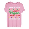 Christmas Vegan Veganer Xmas Santa Weihnachtsmann Geschenk T-Shirt