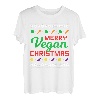 Christmas Vegan Veganer Xmas Santa Weihnachtsmann Geschenk T-Shirt