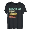 Herren Ehemann Papa Jäger Held Männer Herrentag Vatertag T-Shirt