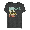 Herren Ehemann Papa Jäger Held Männer Herrentag Vatertag T-Shirt