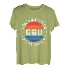 I taken a DNA test and god is my father retro sunset cross T-Shirt