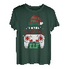 Gamer Elf Weihnachtsshirt Lustig Elf Zocker Weihnachten T-Shirt