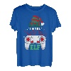 Gamer Elf Weihnachtsshirt Lustig Elf Zocker Weihnachten T-Shirt