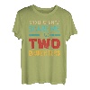 Nicht erschrecken Papa Vater zwei 2 Töchtern Mädchen T-Shirt