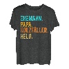 Herren Holzfäller Papa Vater Holt Förster Wald Waldarbeiter Lustig T-Shirt