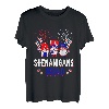 Shenanigans Squad Three Gnomes Amerikanische Flagge 4. Juli T-Shirt