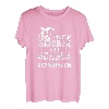Angel Geschenkidee zum Angeln geboren zur Schule gezwungen T-Shirt