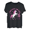 Kinder 6 Jahre alt Pferd Endlich Bin Ich 6 Mädchen 6. Geburtstag T-Shirt