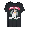 Its My Birthday Its Party Time Süße Geburtstags-Schnee-Pinguine T-Shirt