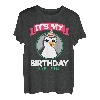 Its My Birthday Its Party Time Süße Geburtstags-Schnee-Pinguine T-Shirt