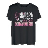 Alles Gute Papa wünscht dir deine beste Schwimmerin Vatertag T-Shirt