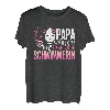 Alles Gute Papa wünscht dir deine beste Schwimmerin Vatertag T-Shirt