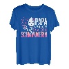 Alles Gute Papa wünscht dir deine beste Schwimmerin Vatertag T-Shirt