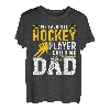 Herren My Favorite Hockey Player Call Me Dad Funny Ice Hockey Dad T-Shirt