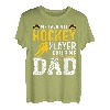 Herren My Favorite Hockey Player Call Me Dad Funny Ice Hockey Dad T-Shirt