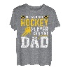 Herren My Favorite Hockey Player Call Me Dad Funny Ice Hockey Dad T-Shirt