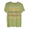 Herren Thomas Vorname Personalisiert Geschenk Papa Vater Männer T-Shirt
