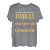 Herren Thomas Vorname Personalisiert Geschenk Papa Vater Männer T-Shirt