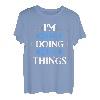Herren I'm David Doing David Things Vornamen Spruch Geschenk T-Shirt