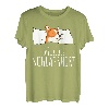Offizielles Schlafshirt Corgi Hunde Schlafanzug T-Shirt
