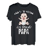 Herren Ich Werde Papa Lustig Schwangerschaft Spruch Werdender Vater T-Shirt