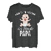 Herren Ich Werde Papa Lustig Schwangerschaft Spruch Werdender Vater T-Shirt