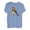 Stieglitz Vogel Singvogel Vogelfreund Ornithologe Biologe T-Shirt