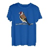 Stieglitz Vogel Singvogel Vogelfreund Ornithologe Biologe T-Shirt