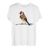 Stieglitz Vogel Singvogel Vogelfreund Ornithologe Biologe T-Shirt