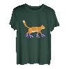 Katze Inline Skates Skatercat Skater Rollschuhe Geschenk T-Shirt