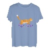 Katze Inline Skates Skatercat Skater Rollschuhe Geschenk T-Shirt